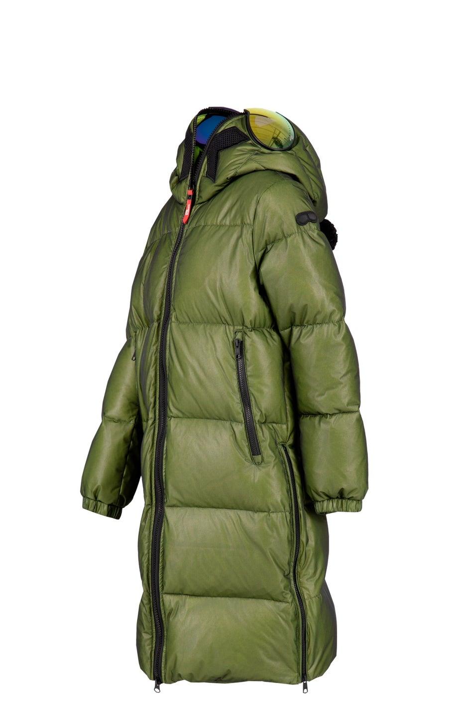 Ai-Riders Piumino Lungo Unisex in Nylon con Stampa e Spacchi Zippati Unisex CX503RTMBT3 | Ai-Riders Italy