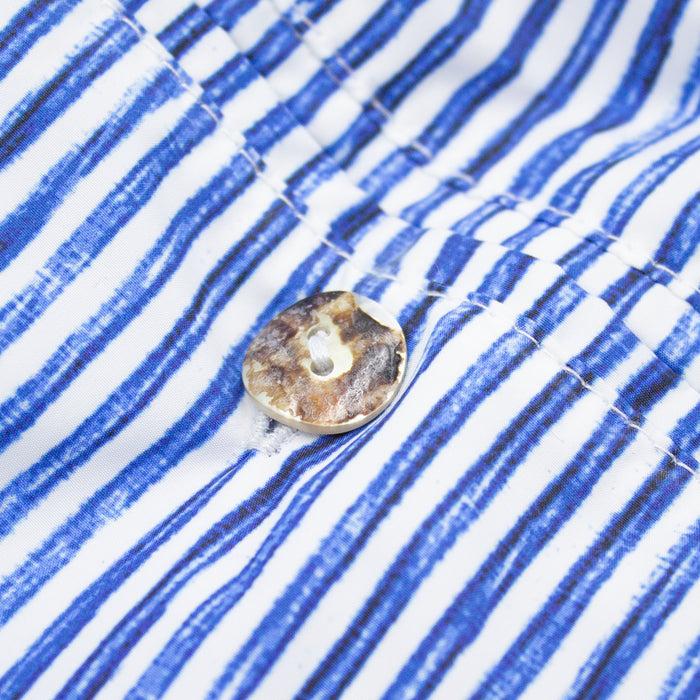 Ulturale Costume bianco con righe blu – Ulturale Offerte