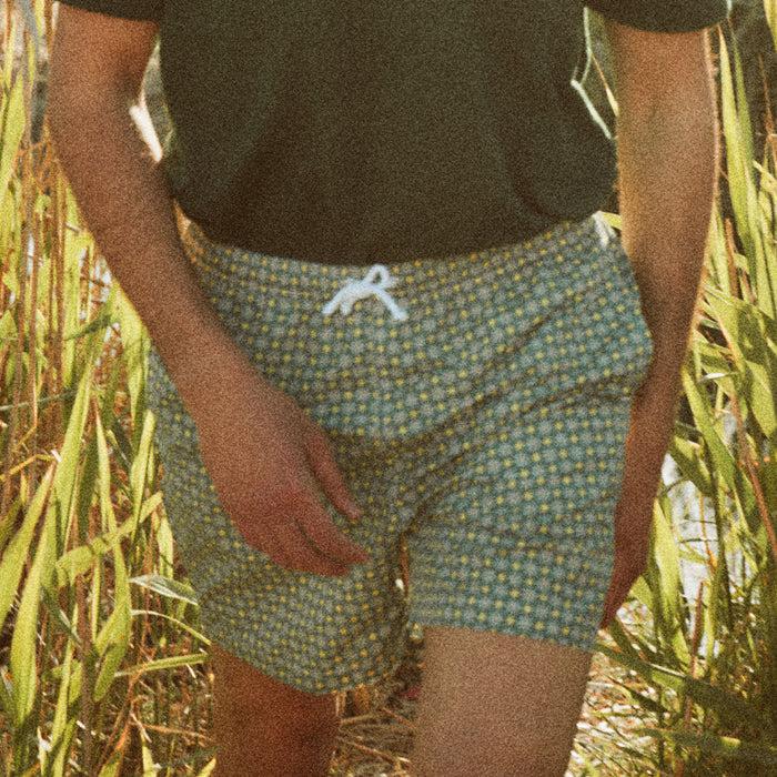 Ulturale Costume verde con pattern floreale – Ulturale Negozio