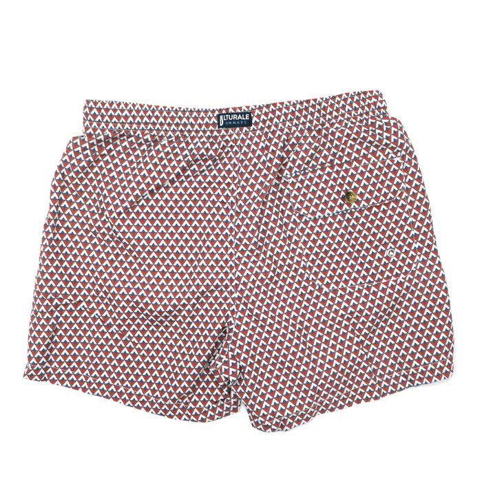 Ulturale Costume con pattern rombi rosso bianco e blu – Ulturale Enormi sconti