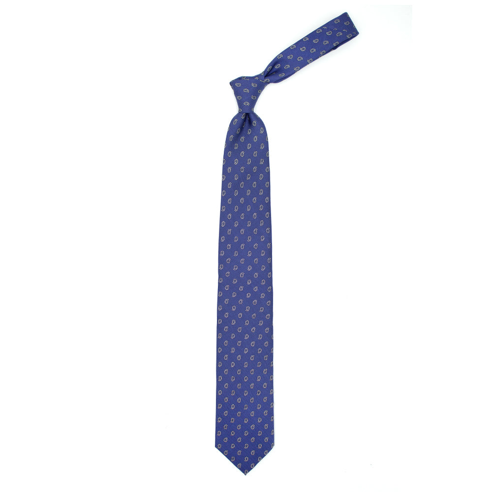 Ulturale Cravatta azzurra con paisley - Ulturale