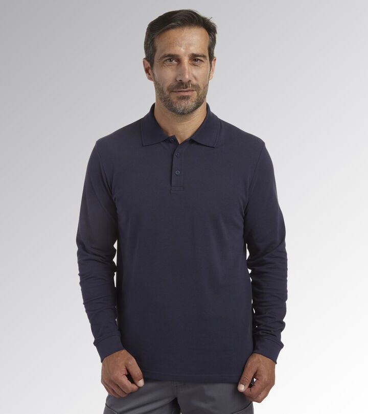 Utility Diadora POLO ML ATLANTIS ORGANIC Polo manica lunga da lavoro Nuova