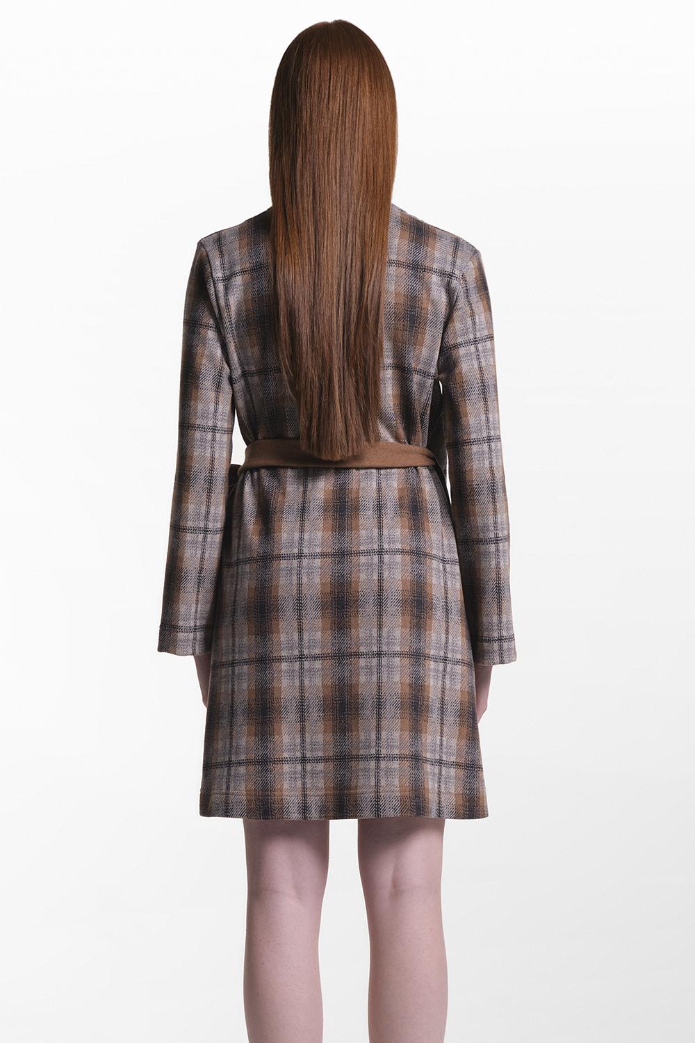 Verdiani Abito Punto Milano Tartan Sconto