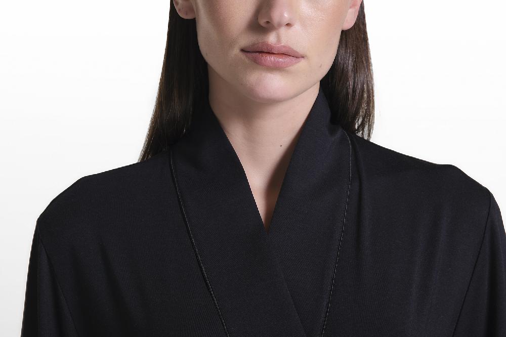 Verdiani Vestaglia Micromodal Tencel In Linea