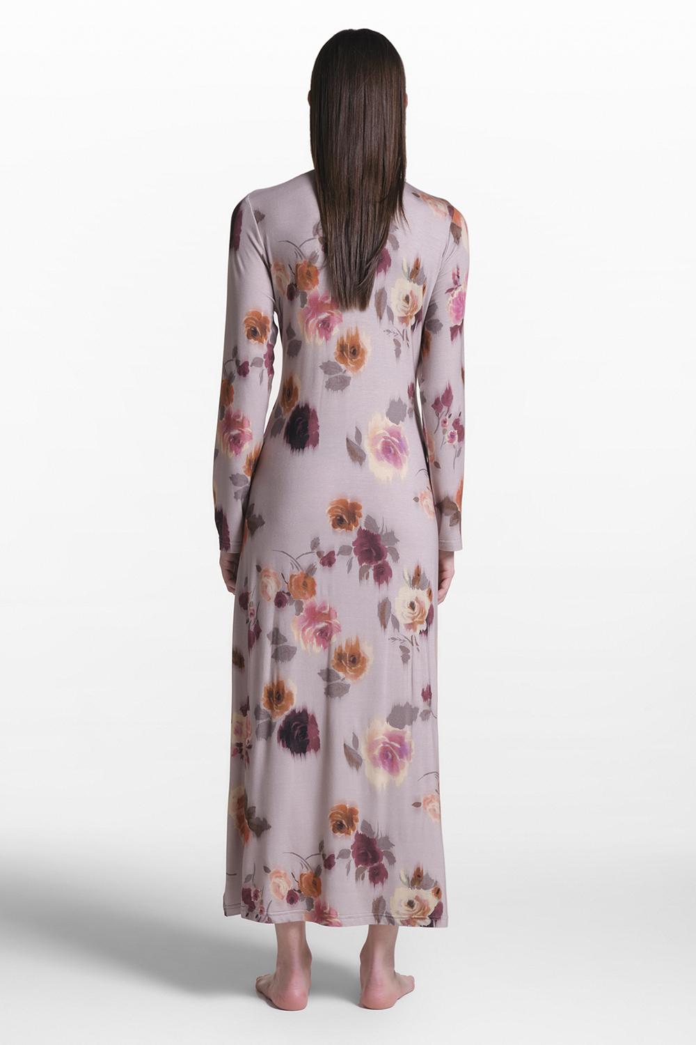 Verdiani Camicia Viscosa Stampa Fiore Soddisfazione Garantita
