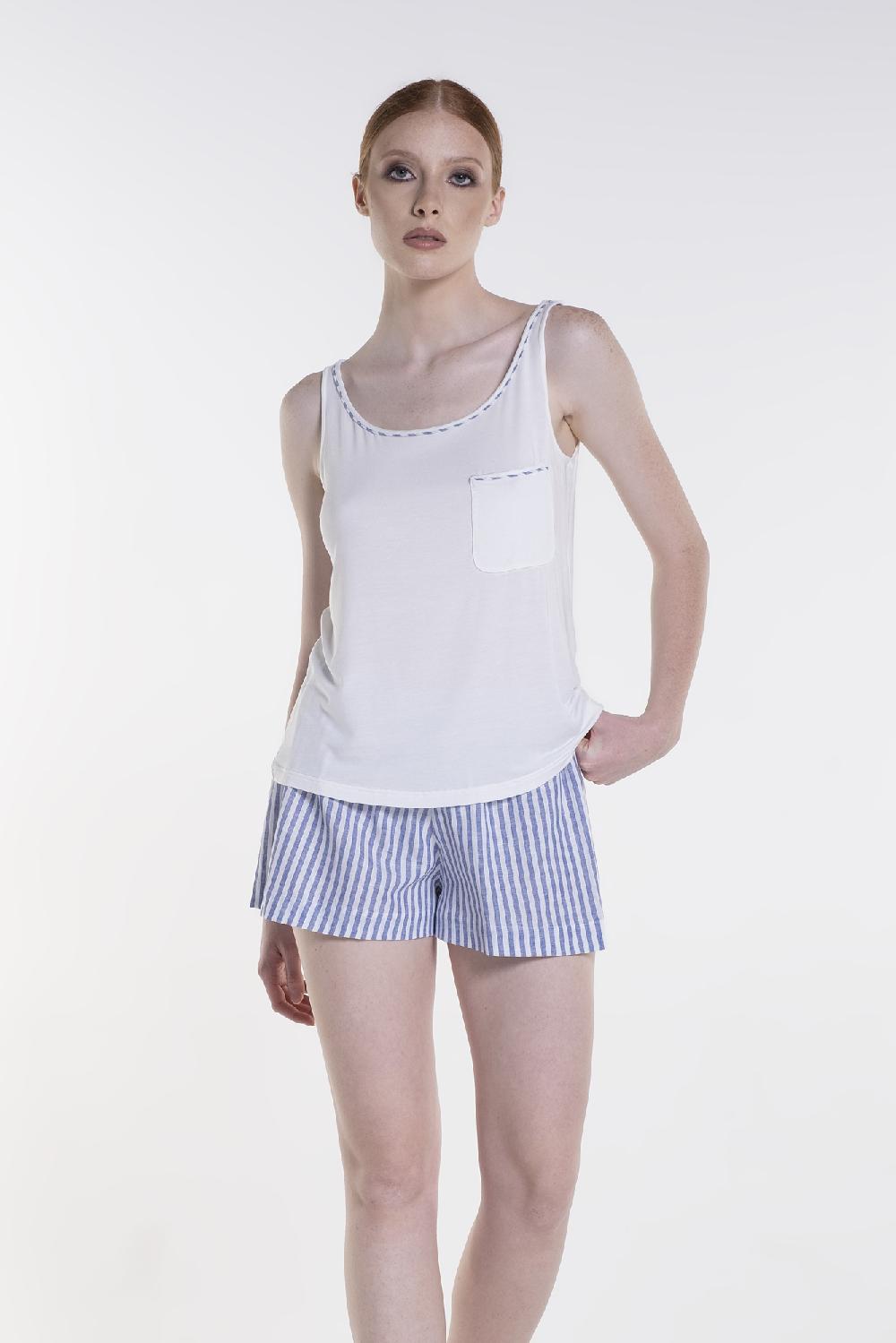 Verdiani Pigiama Modal Tencel + Lino/Cotone Spedizione Gratuita