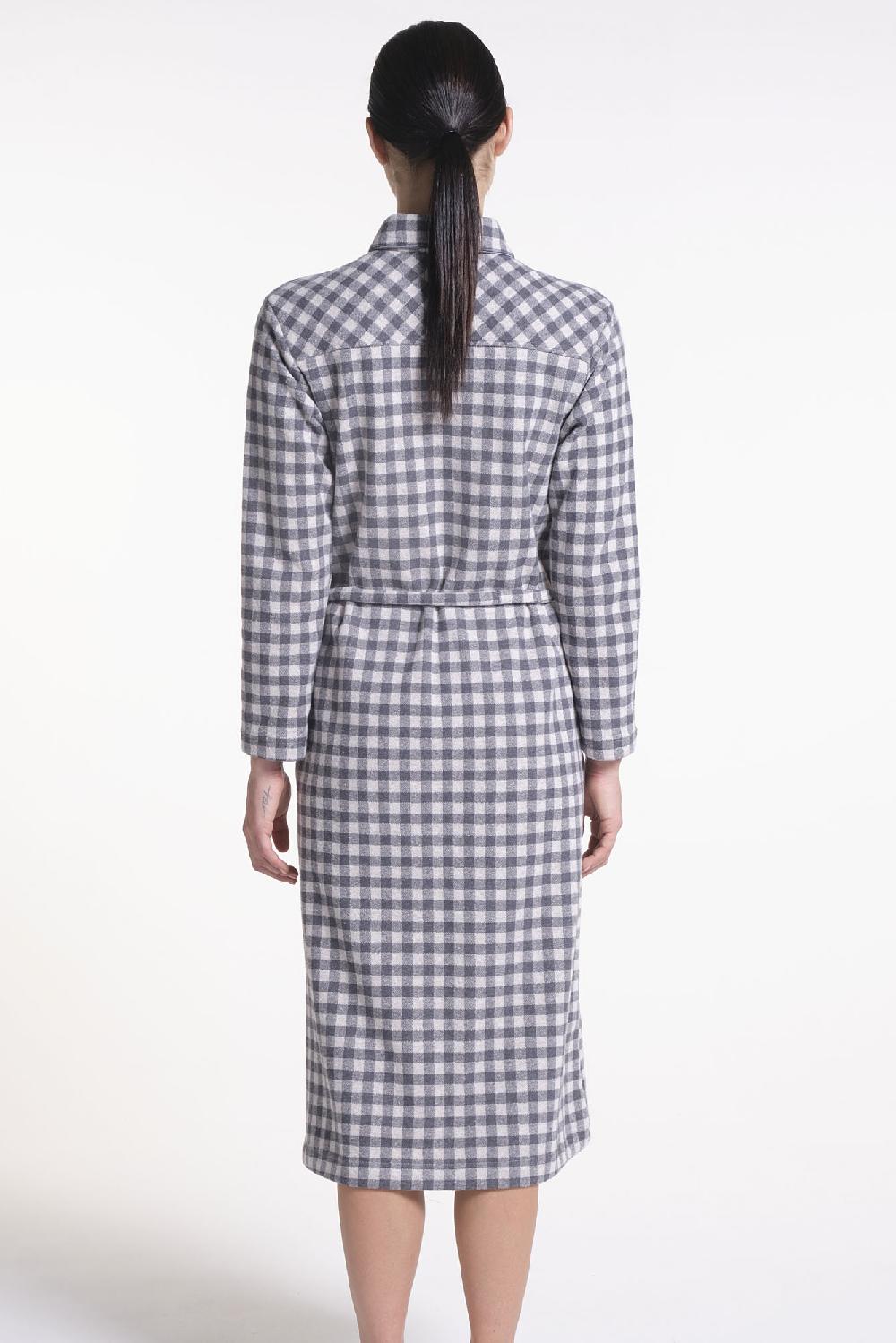 Verdiani Abito Jacquard Vichy Fino Al -60%