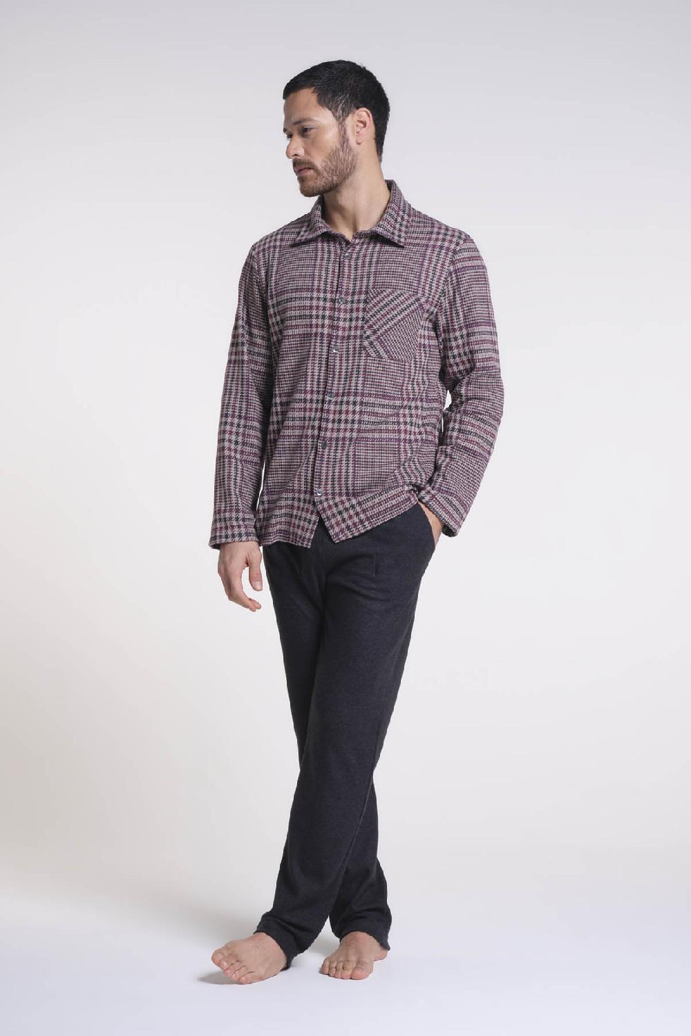 Verdiani Pigiama Punto Milano Jacquard