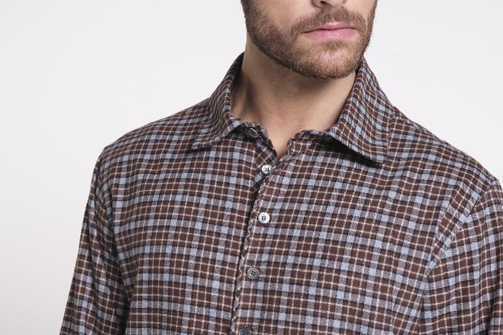 Verdiani Camicia Flanella Cotone Sconto