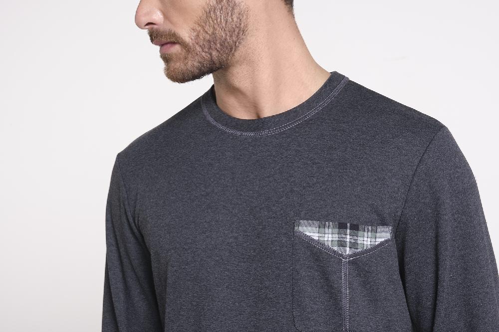 Verdiani Pigiama Interlock Cotone e Flanella Hotsell