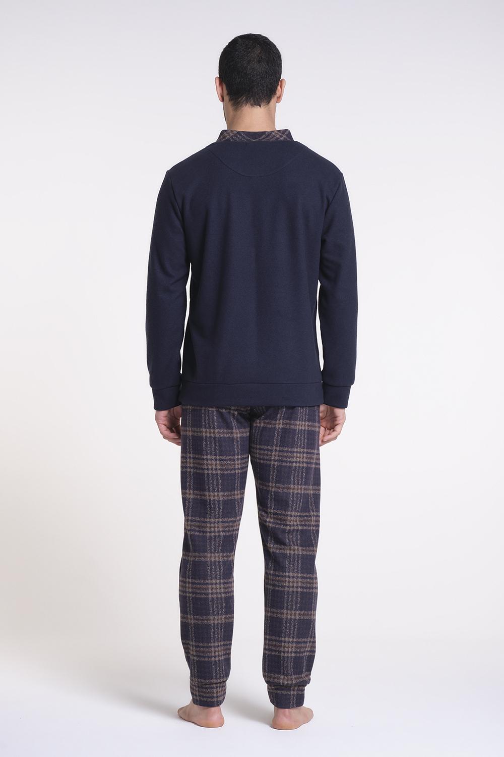 Verdiani Pigiama Punto Milano Jacquard Italy