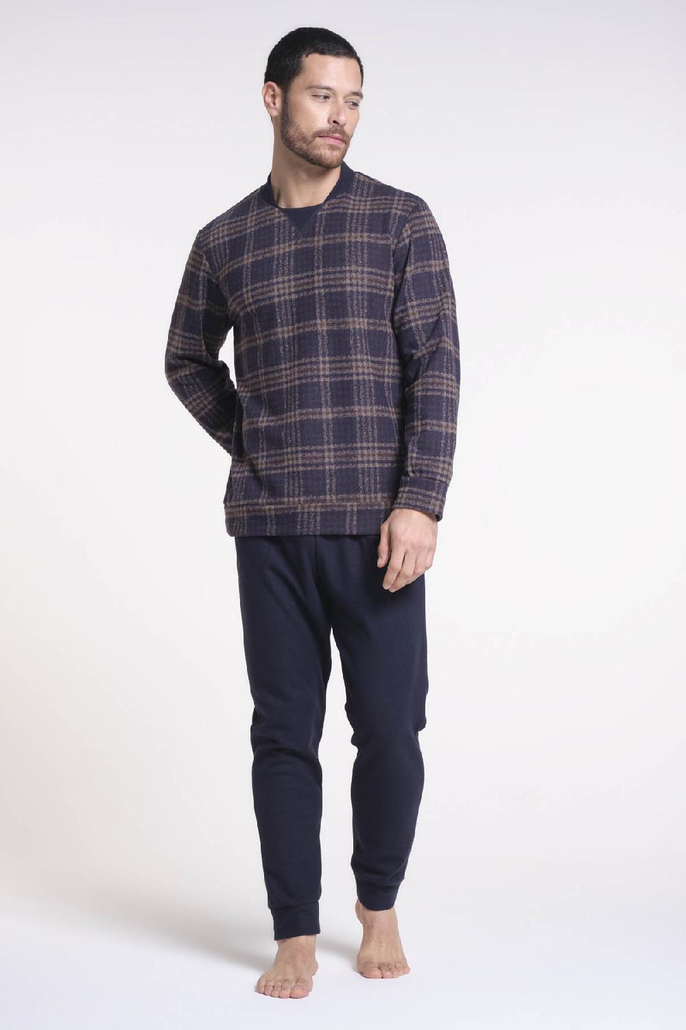 Verdiani Pigiama Punto Milano Jacquard