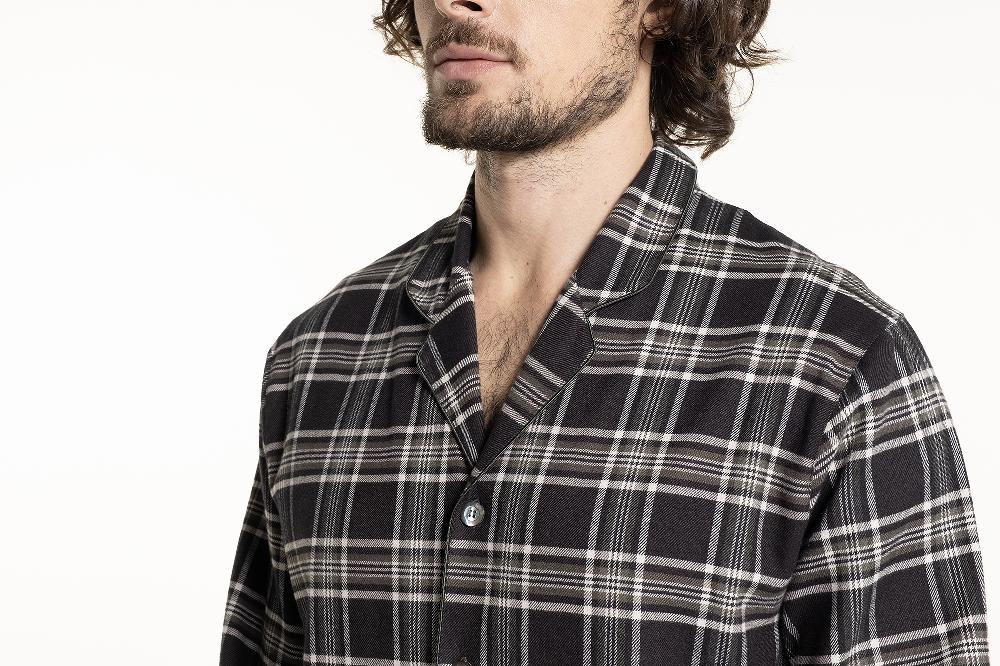 Verdiani Pigiama Flanella Tartan Consegna Veloce