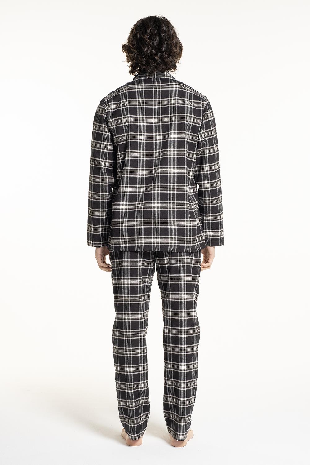 Verdiani Pigiama Flanella Tartan Consegna Veloce