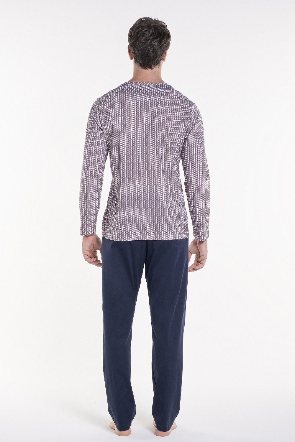 Verdiani Pigiama Jersey Cotone Stampa Sconto