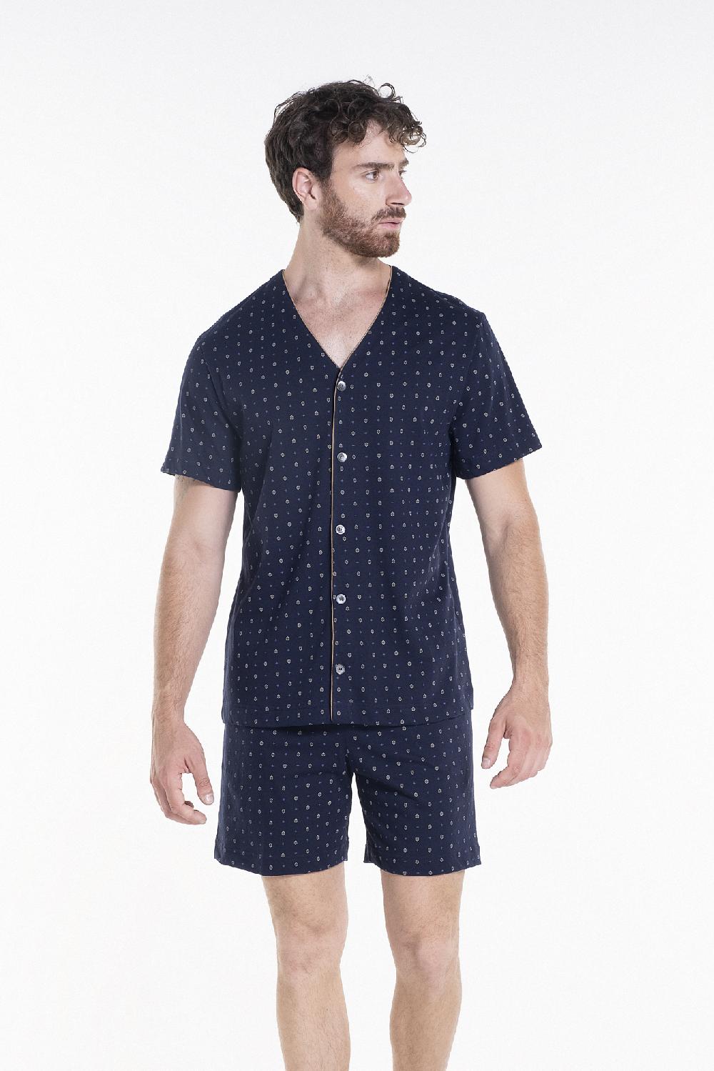 Verdiani Pigiama Jersey Cotone Stampa