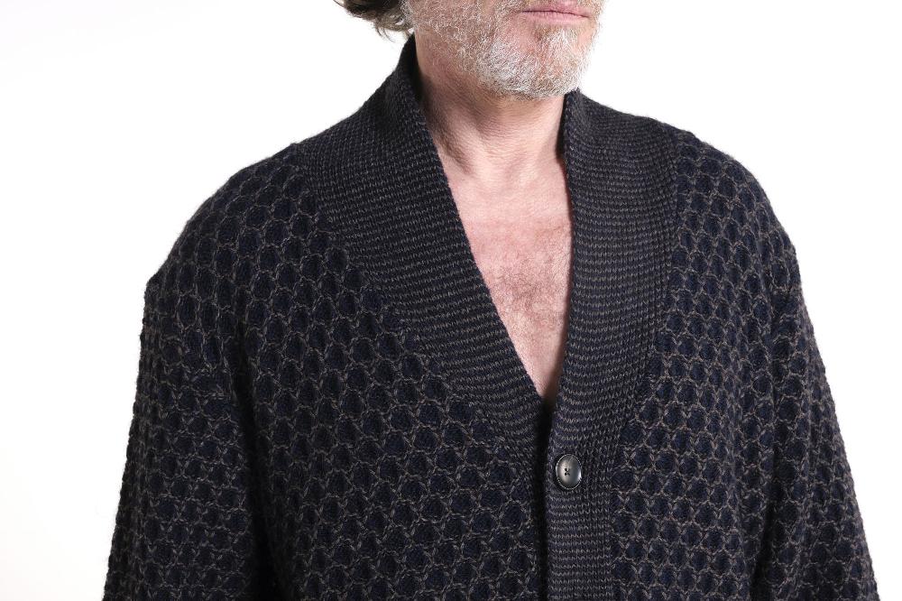 Verdiani Cardigan Misto Lana Alpaca Saldi Di Fabbrica