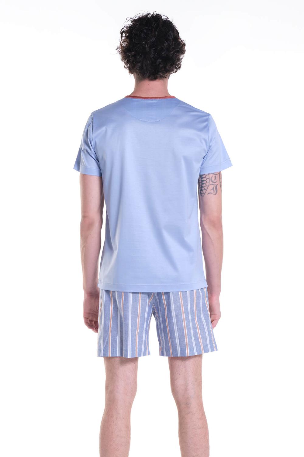 Verdiani Pigiama Jersey Cotone Mako’ + Navetta Riga Nuova