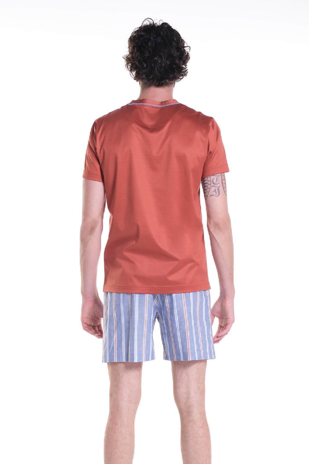 Verdiani Pigiama Jersey Cotone Mako’ + Navetta Riga Moda