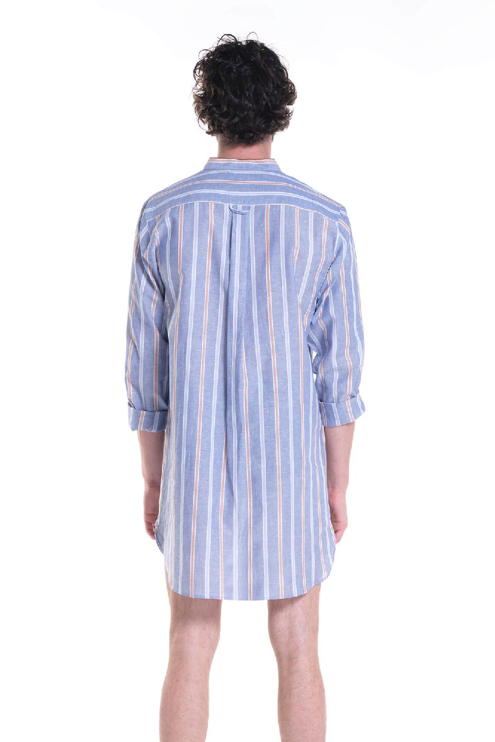 Verdiani Camicia Navetta Riga Lino/Cotone 2025
