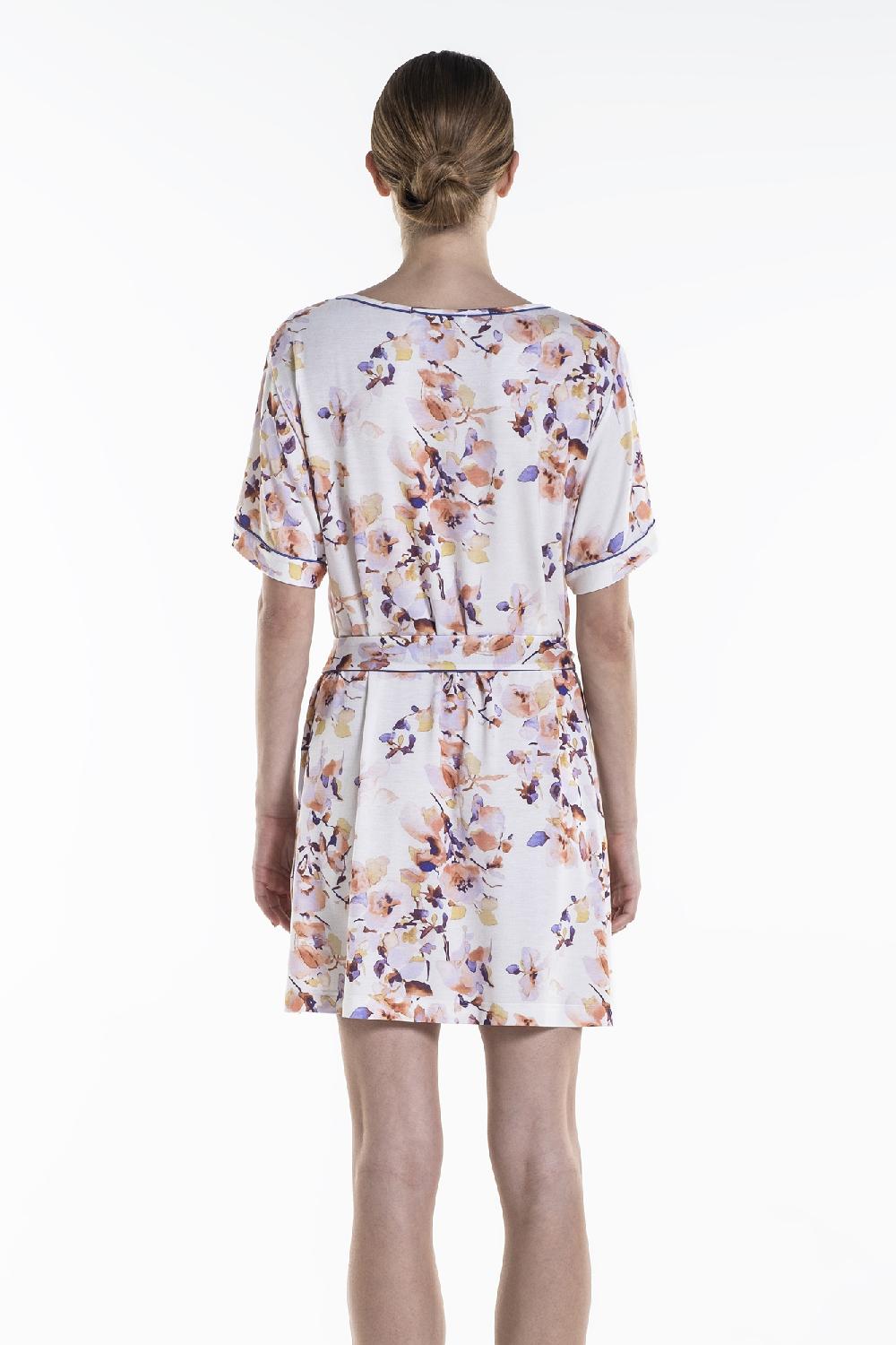Verdiani Camicia Viscosa Stampa Fiore Soddisfazione Garantita