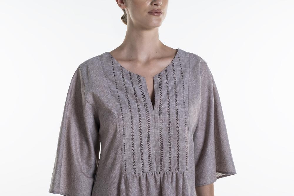 Verdiani Abito Lino/Cotone Outlet