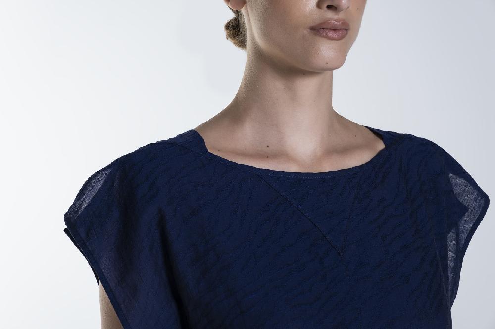 Verdiani Abito Cotone Jacquard Vendite Flash