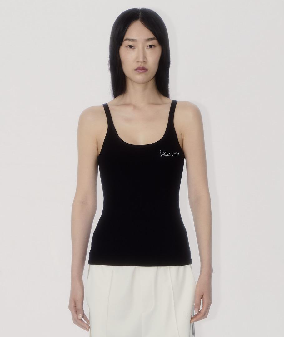 Vespa Tank top logo Qualità Garantita