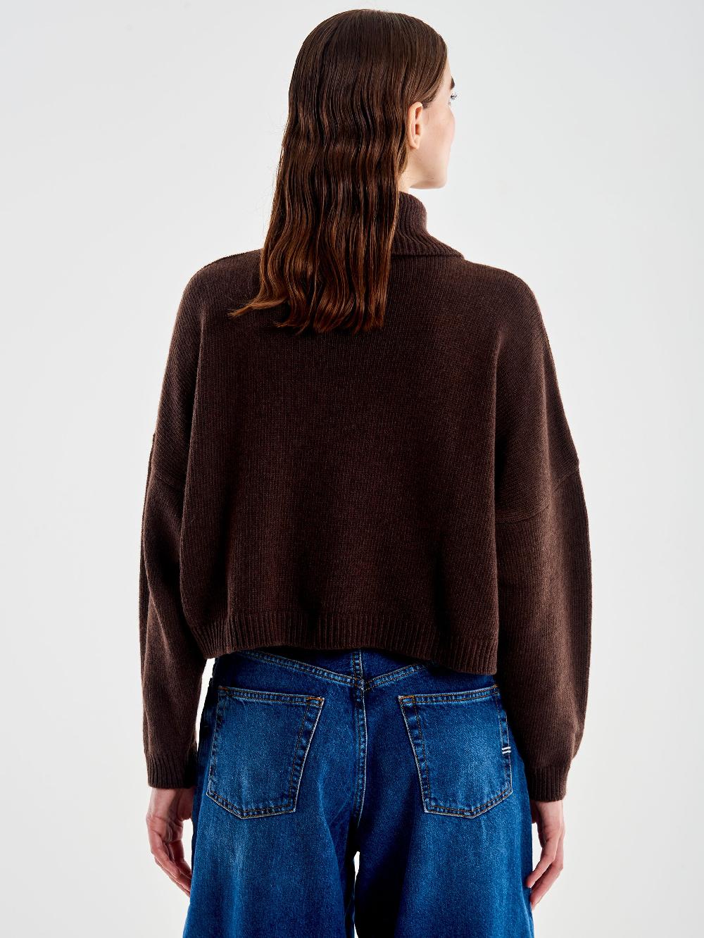 Vicolo Pull Collo Alto Aperto Moro Ultimi tre giorni