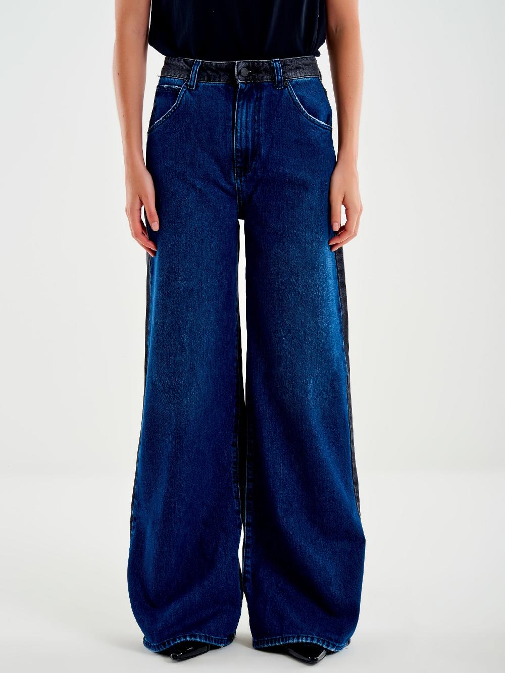Vicolo Jeans Icon Lexie Doppio Colore Blu Sottocosto