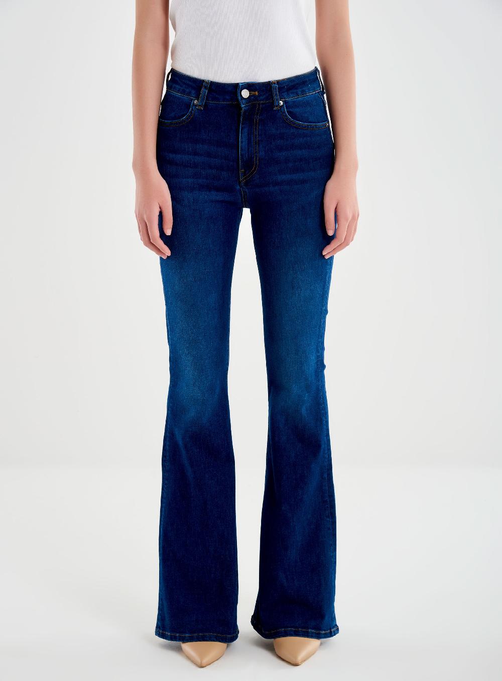 Vicolo Icon Jeans Gisele Flare Blu Convenienza