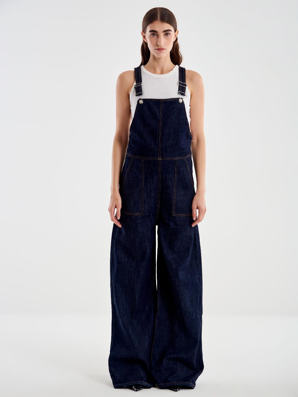 Vicolo Salopette in Jeans Blu Outlet