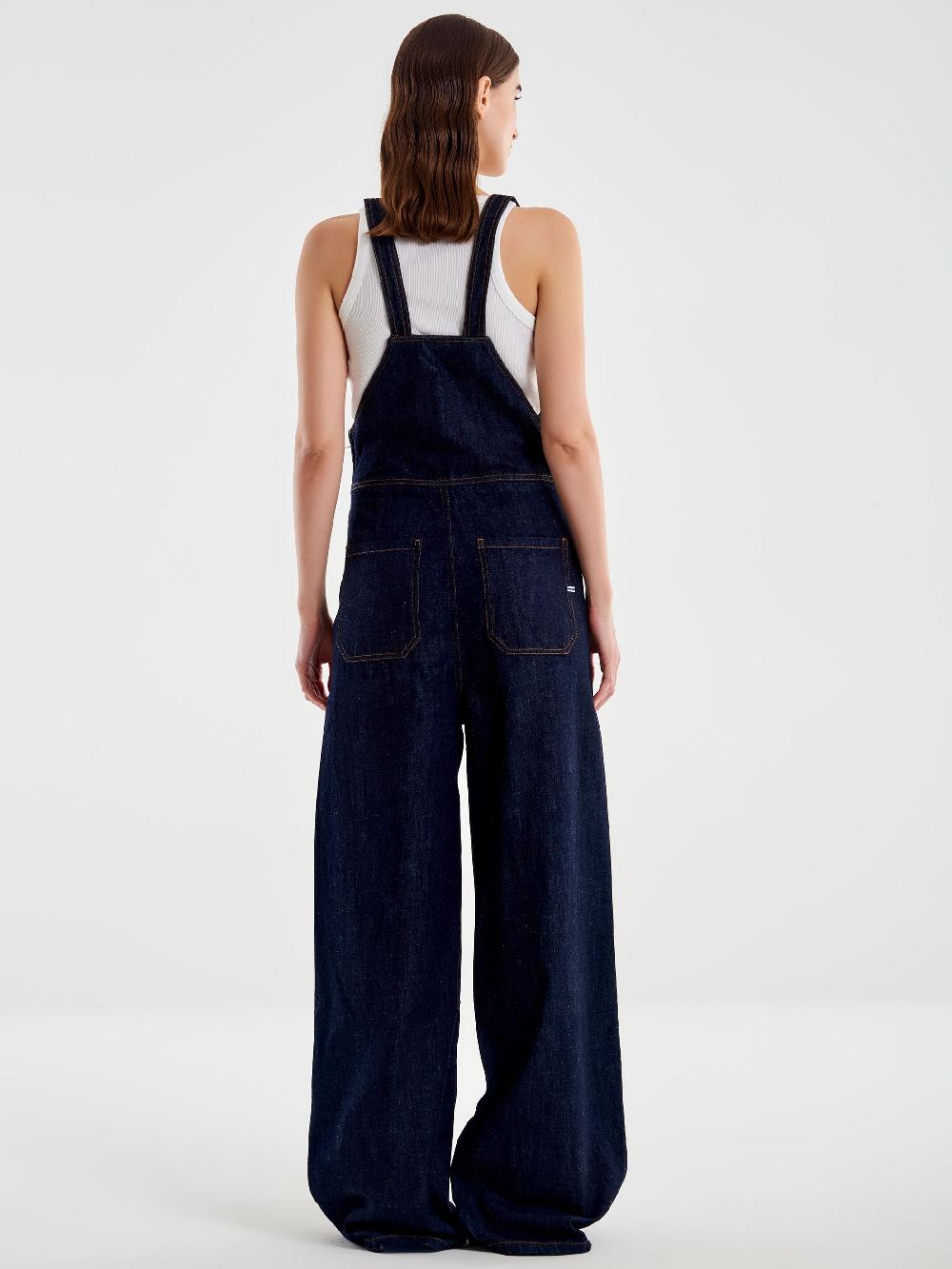 Vicolo Salopette in Jeans Blu Outlet