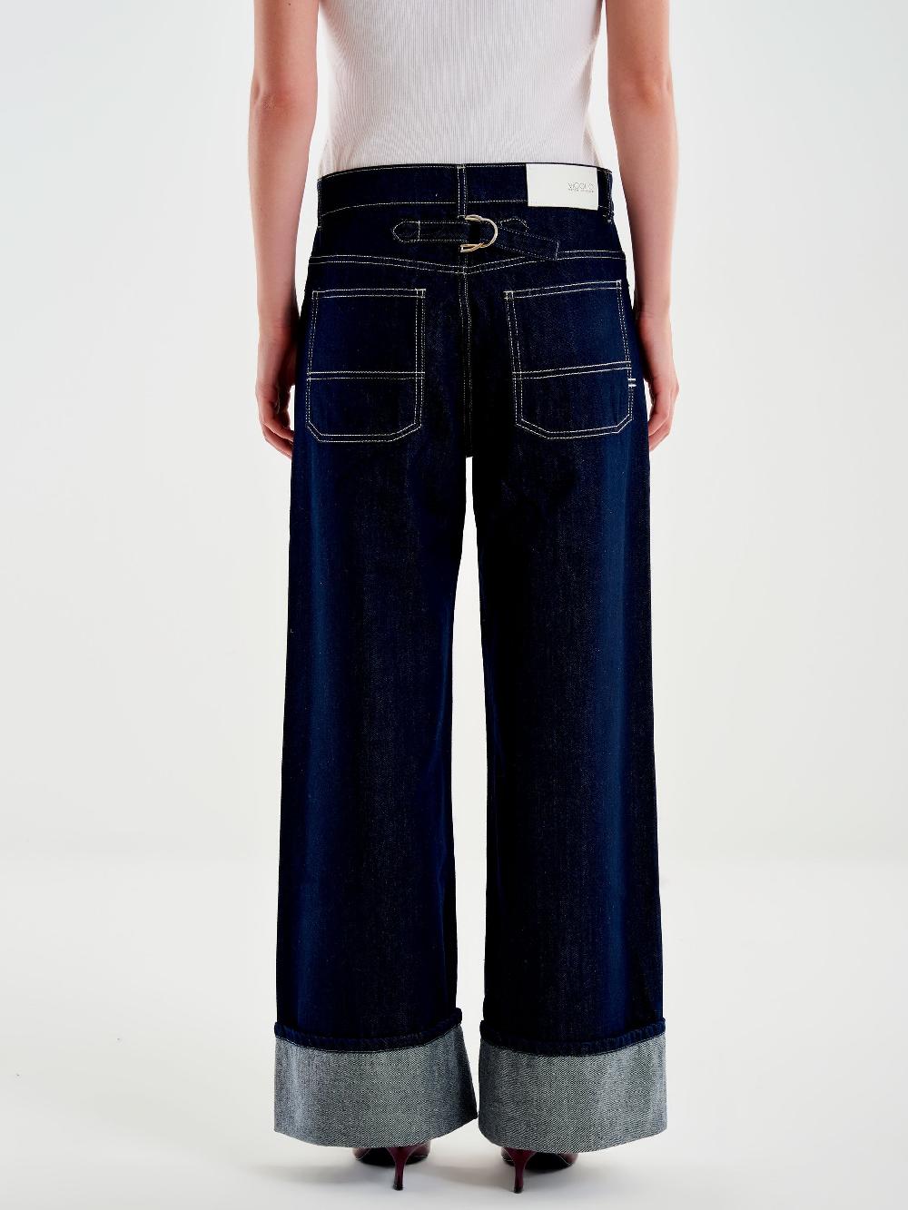 Vicolo Jeans Diva Ampio Blu Saldi Di Fabbrica
