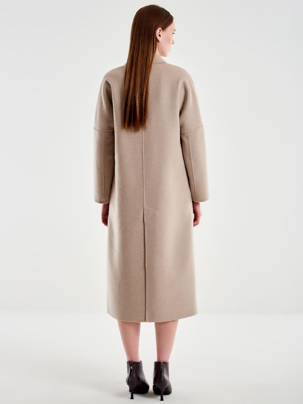 Vicolo Cappotto Doppiopetto Basic Lungo Tortora Nuovi prodotti
