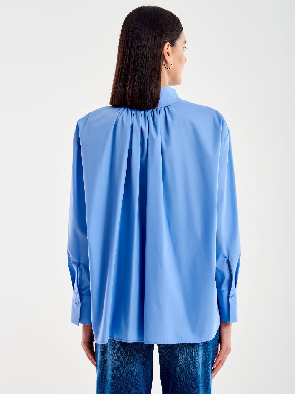 Vicolo Camicia Scollo Profondo e Laccetto Azzurro Promozione