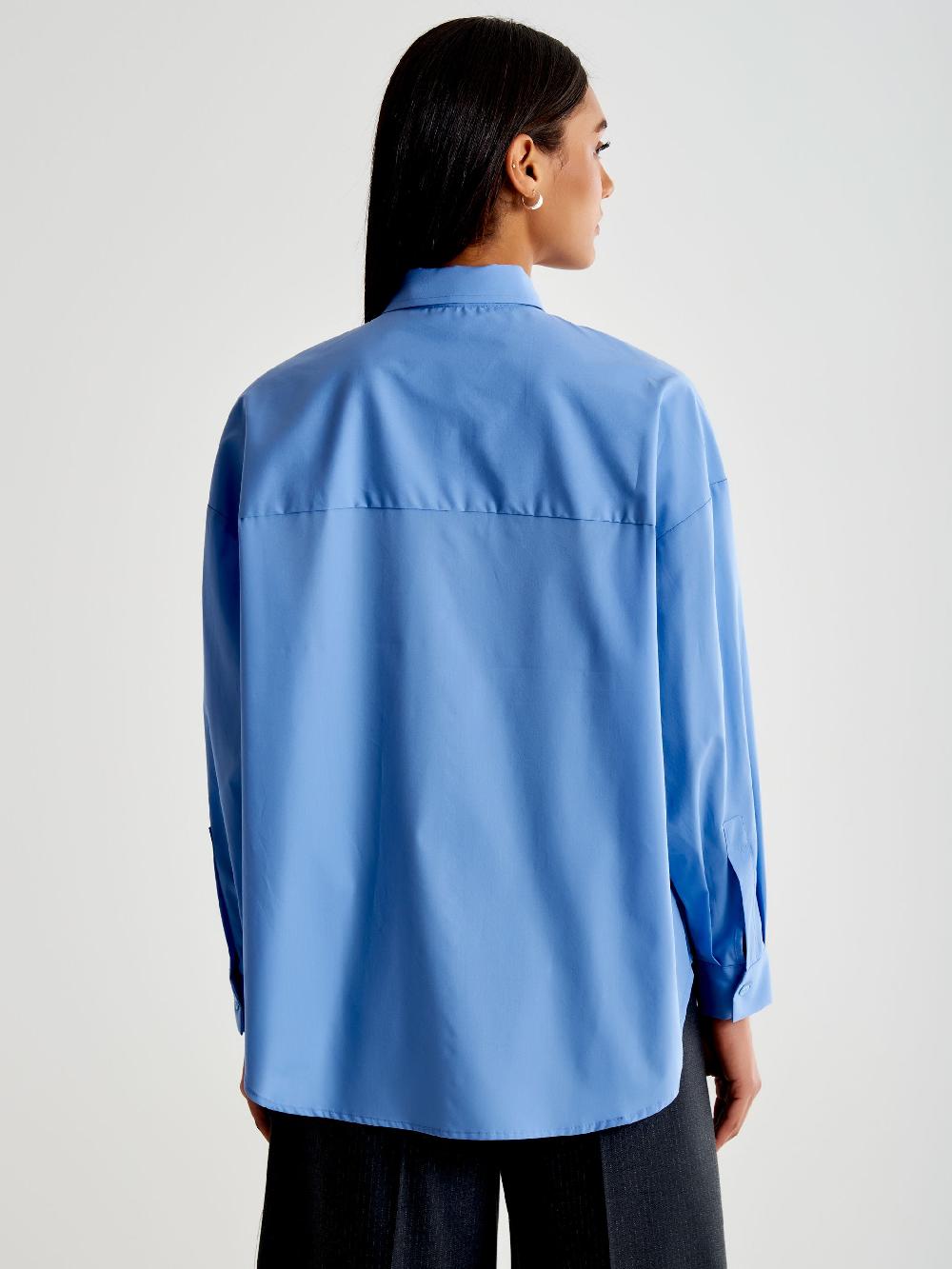 Vicolo Camicia con Cravatta a Righe Azzurro Spedizione Gratuita