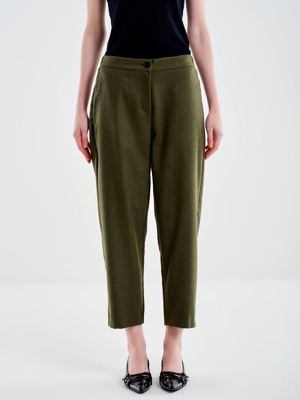 Vicolo Pantalone Carrot Fit Fesco di Lana – Vicolo Acquista Ora