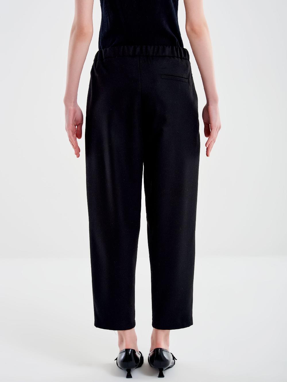 Vicolo Pantalone Carrot Fit Fesco di Lana – Vicolo Consegna Veloce