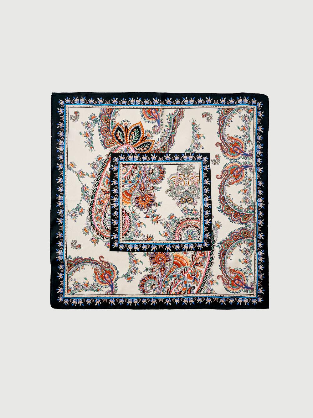 Vicolo Foulard in Seta Nero Sconto