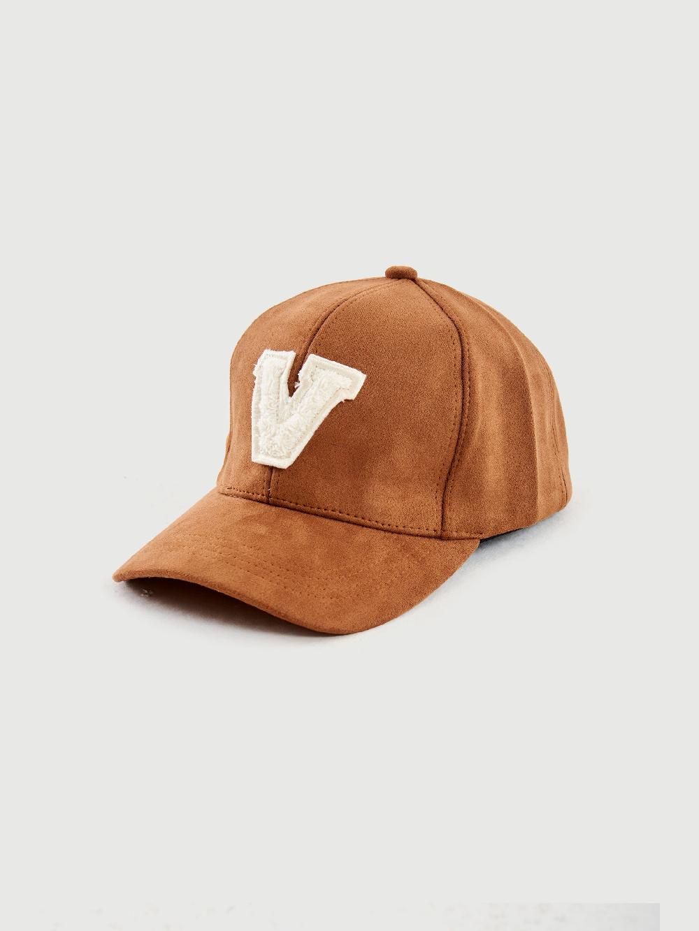Vicolo Berretto Baseball Patch V Cognac Economico