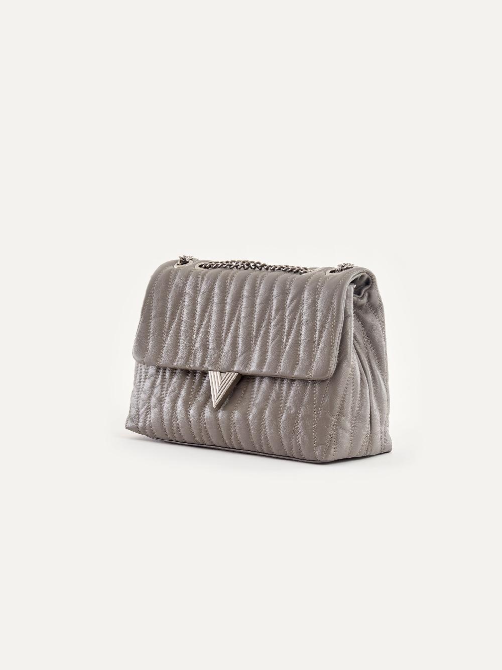 Vicolo Borsa Belleville Grigio Qualità Garantita