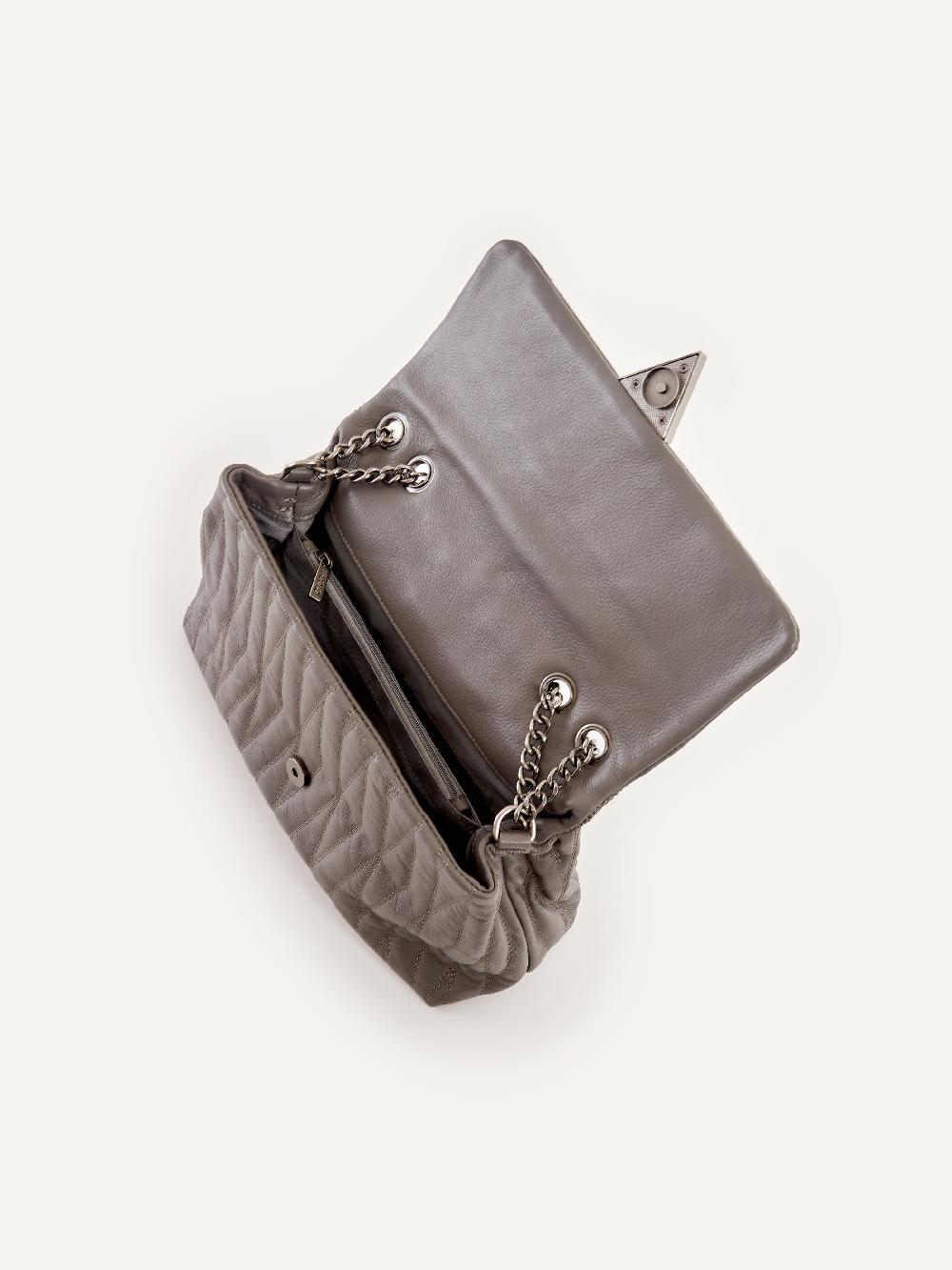 Vicolo Borsa Belleville Grigio Qualità Garantita