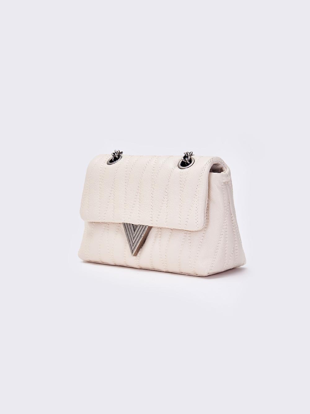 Vicolo Borsa Belleville Small Bianco Acquista Ora