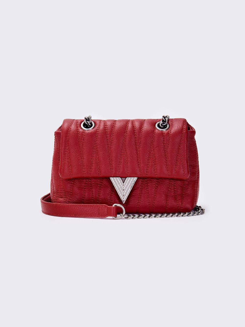 Vicolo Borsa Belleville Small Bordeaux Consegna Veloce
