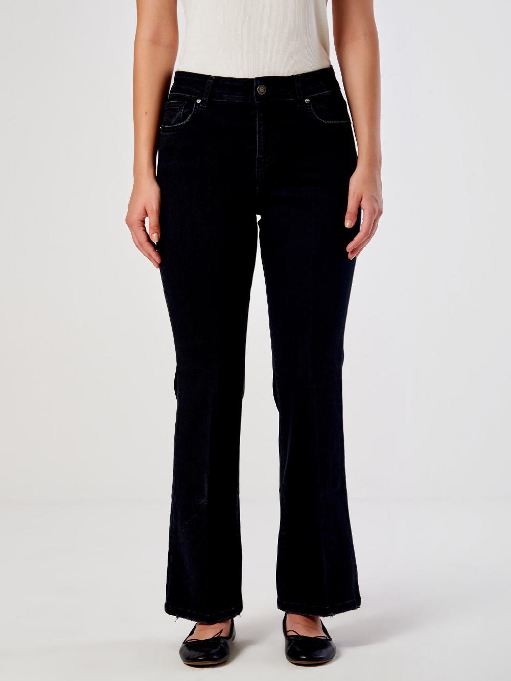 Vicolo Jeans Icon Gisele NeroNero Vendite Flash