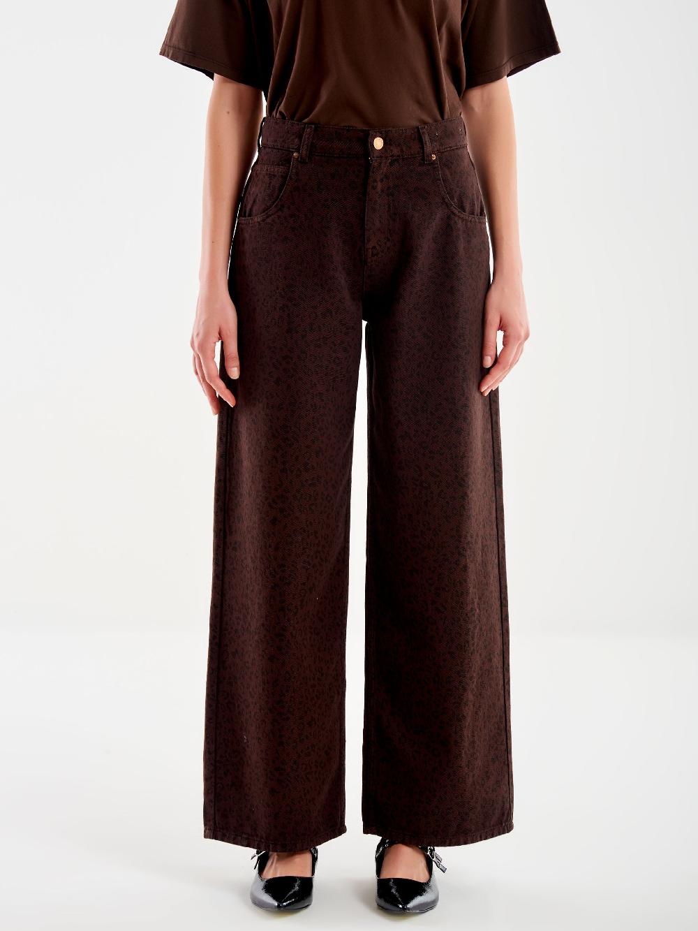 Vicolo Jeans Mia Animalier Moro Presa