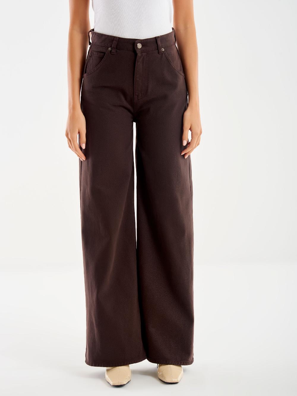 Vicolo Jeans Icon Lexie Moro Marrone Negozi Online