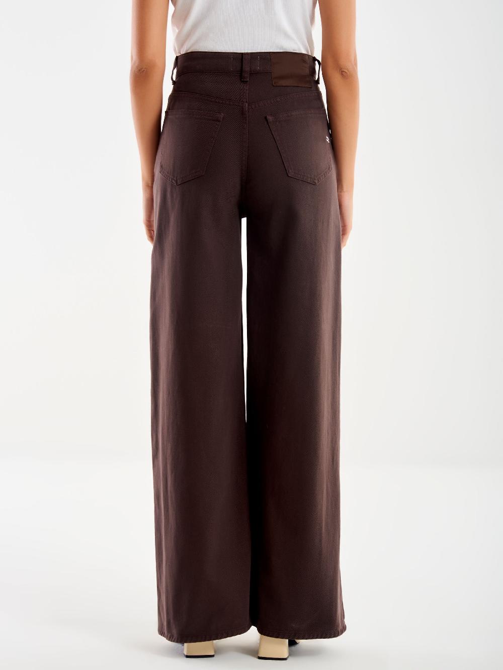 Vicolo Jeans Icon Lexie Moro Marrone Negozi Online