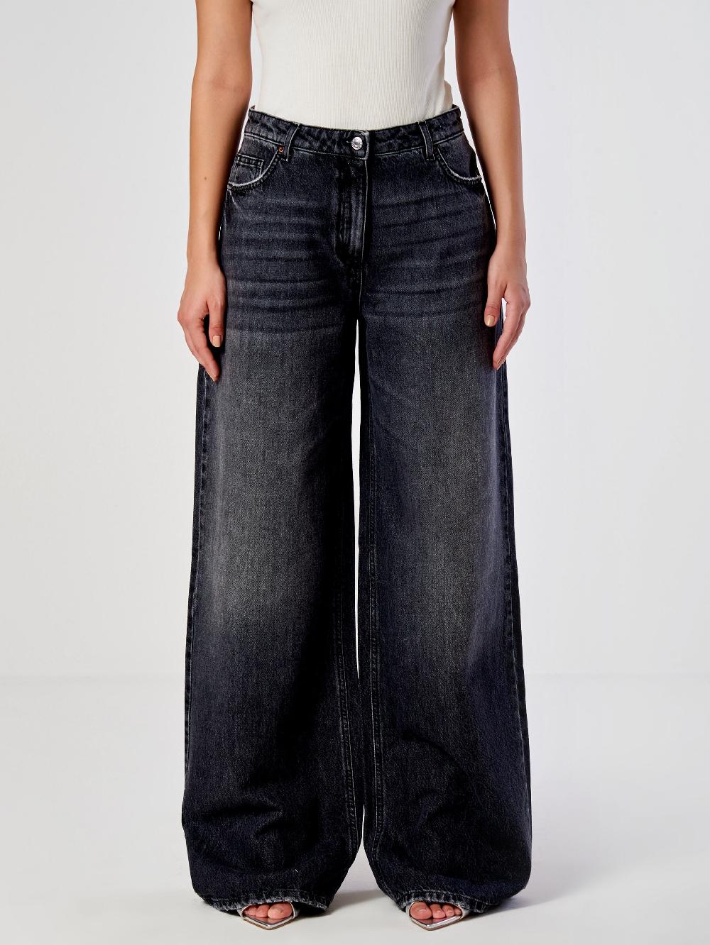 Vicolo Jeans Icon Lexie GrigioNero Acquista Ora